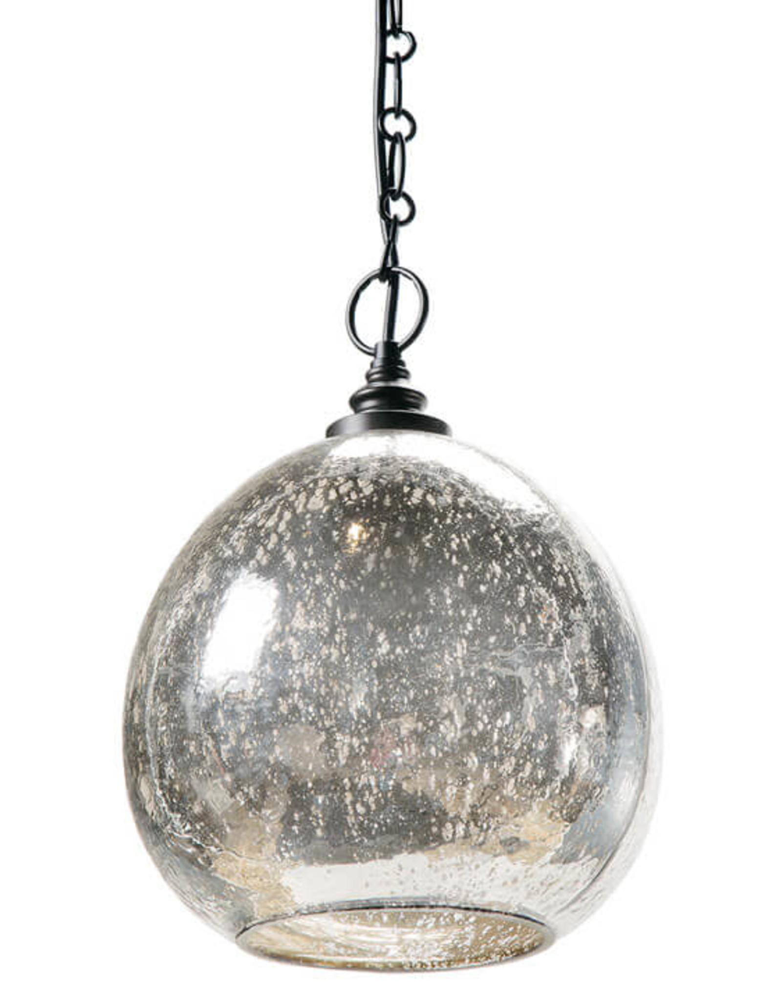 Regina Andrew Design Glass Float Pendant (Antique Mercury)