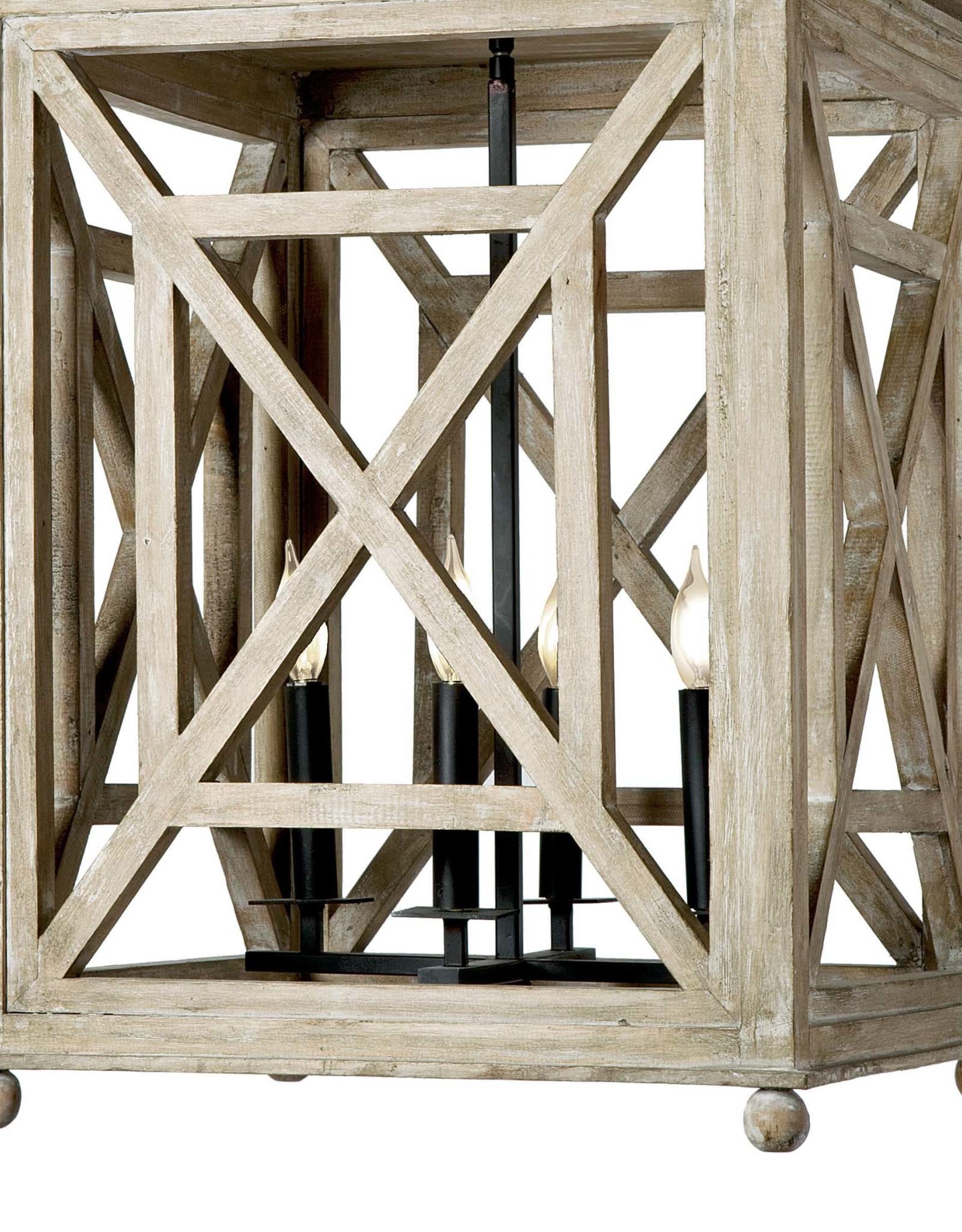 Regina Andrew Design Wood Lattice Lantern