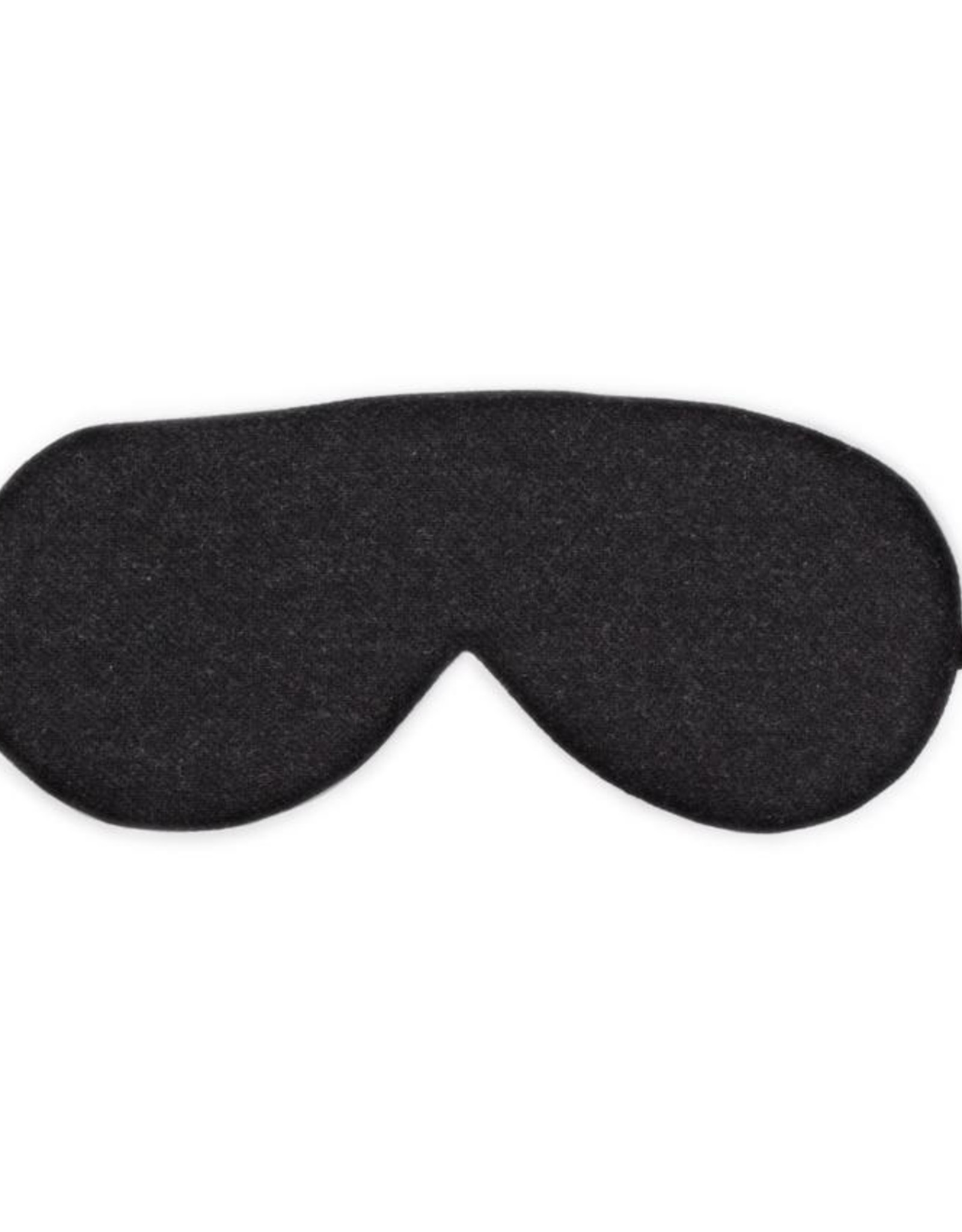 Elizabeth W Sleep Mask, Charcoal Wool