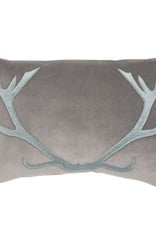 Blitzen Pillow - Grey/Blue 16x24