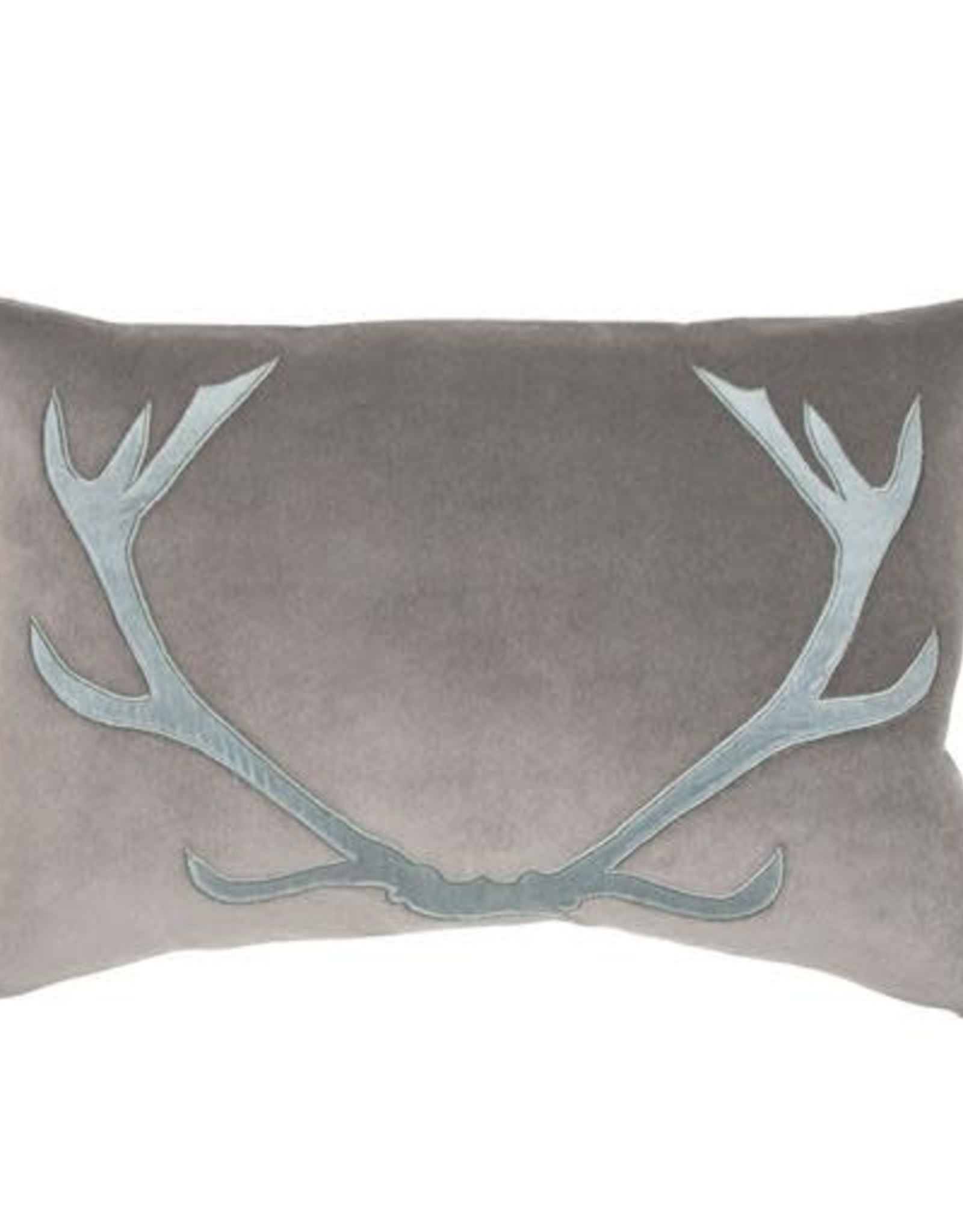 Blitzen Pillow - Grey/Blue 16x24