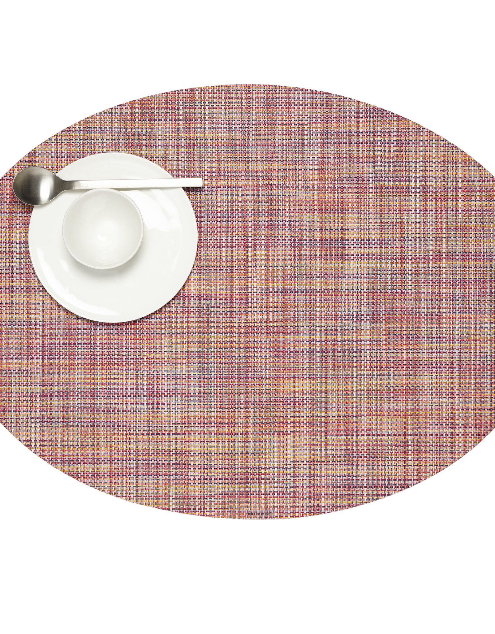 Chilewich MiniBasket Oval Table Mat 14x19.25, FESTIVAL