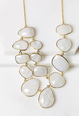 Moonstone Statement Necklace