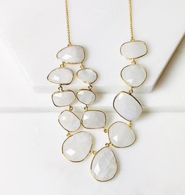 Moonstone Statement Necklace