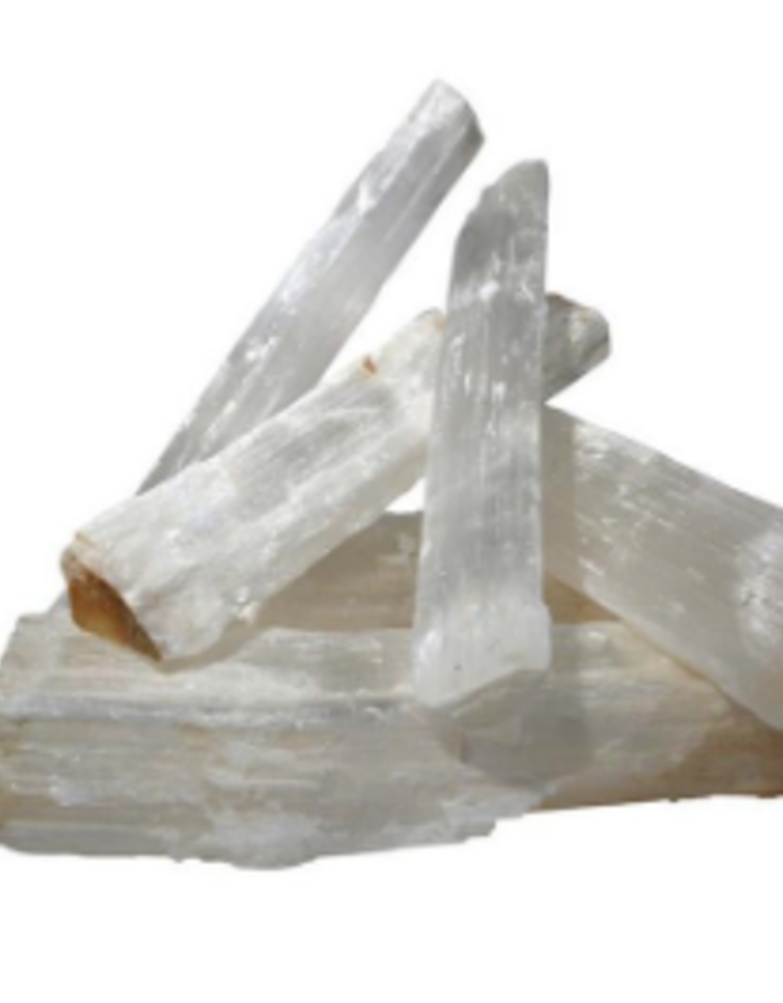 Selenite Fireplace Log  (Single)