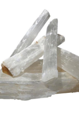 Selenite Fireplace Log  (Single)