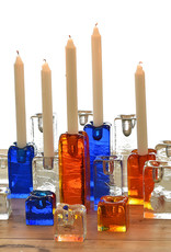 Blenko Glass Company Block Shaped Candle Holder - LG Crystal
