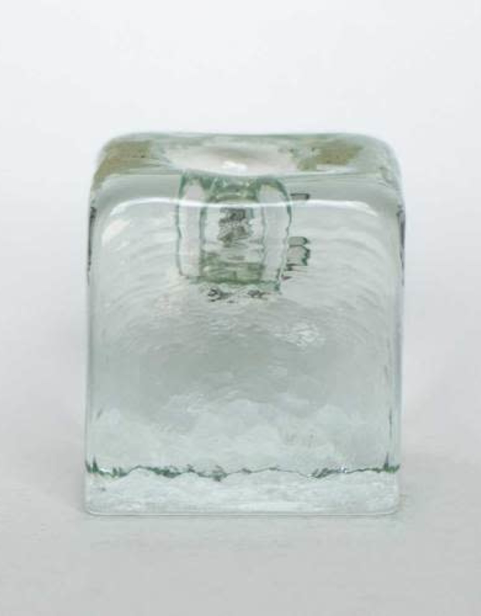 Blenko Glass Company Block Shaped Candleholder - SM Crystal