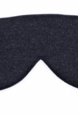 Elizabeth W Sleep Mask, Charcoal Wool