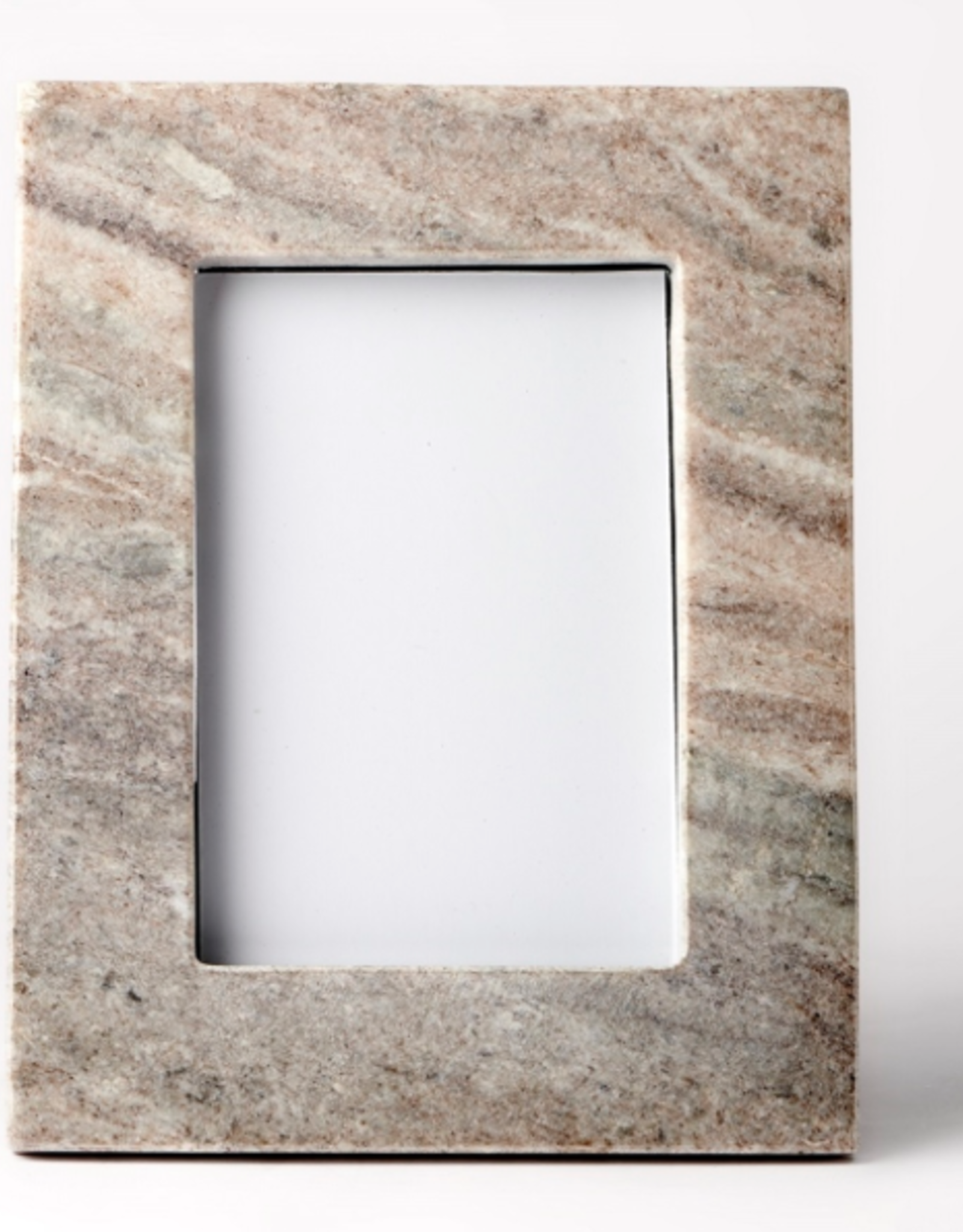 4x6 White Marble Picture Frame