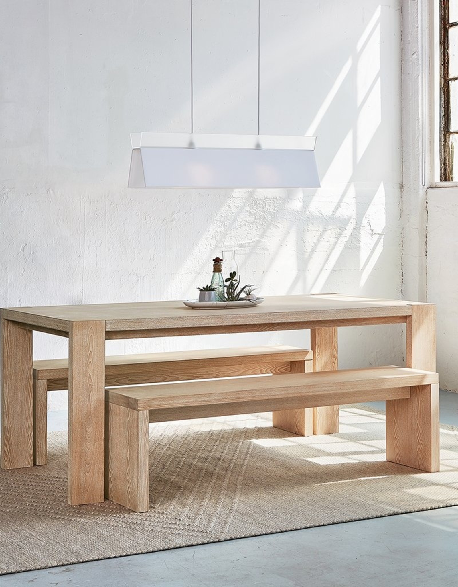 Gus* Modern Plank Dining Bench