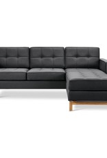 Gus* Modern Jane 2 LOFT Bi-Sectional, Natural Ash Base