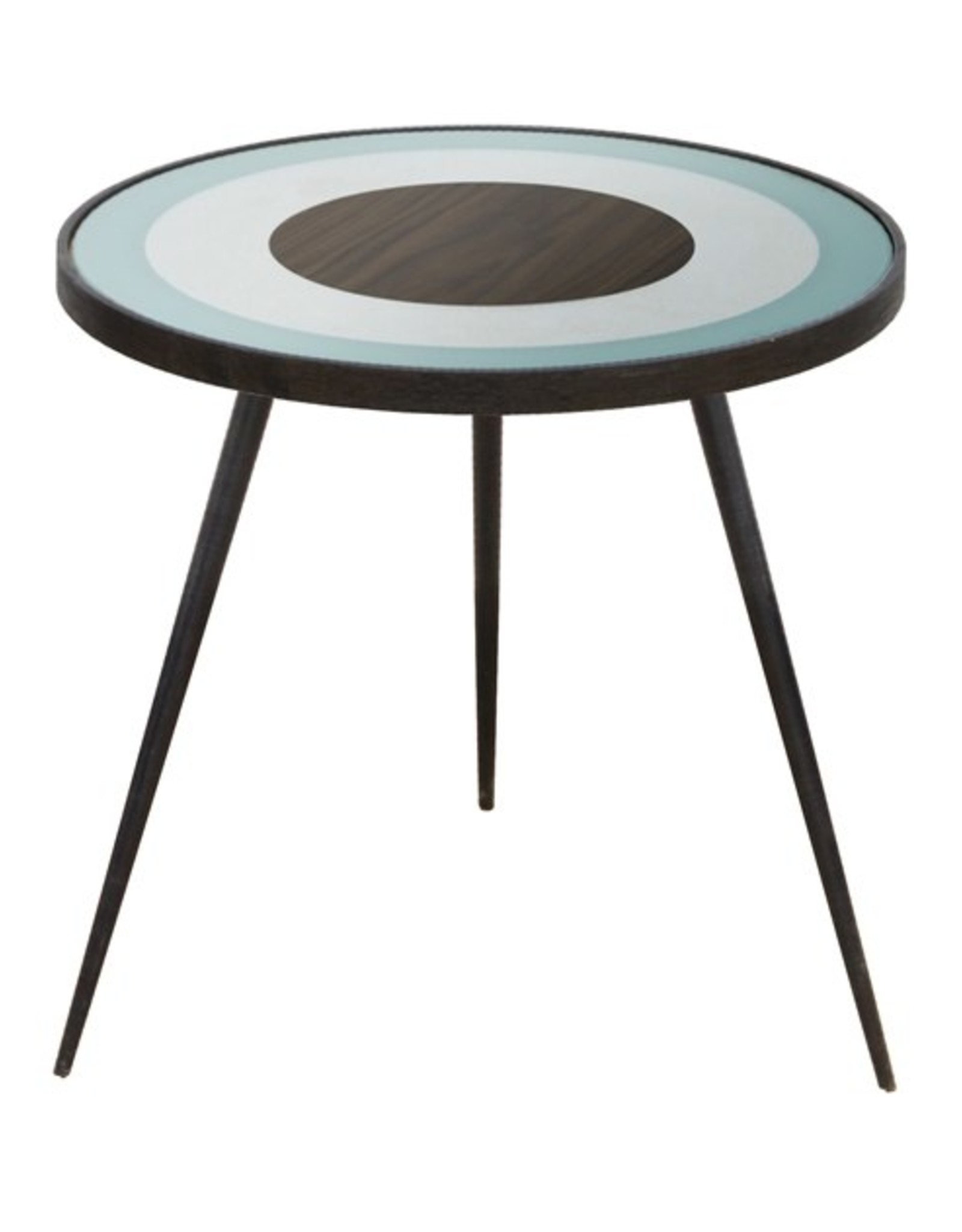 Sage Bullseye Side Table Ro/S 19/19/18