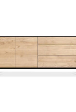 Oak Blackbird sideboard - 2 doors - 3 drawers  - Varnished