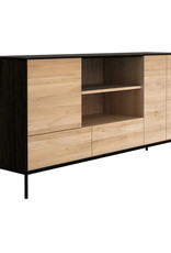 Oak Blackbird Sideboard - 3 Doors - 2 Drawers  - Varnished