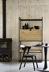 Oak Bok Black Dining Chair - Varnished