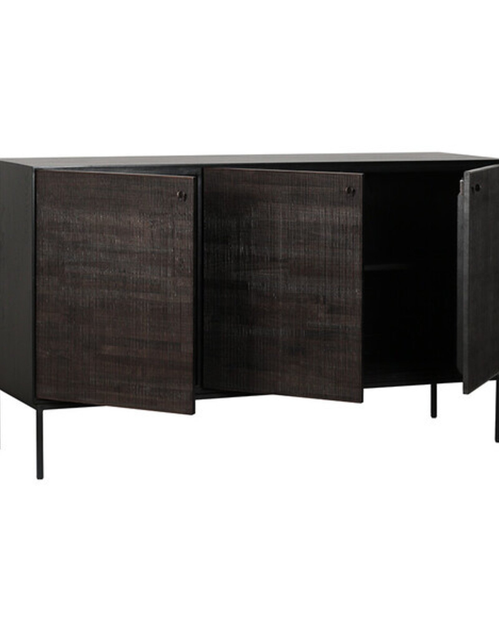 Teak Grooves Sideboard 3 Doors