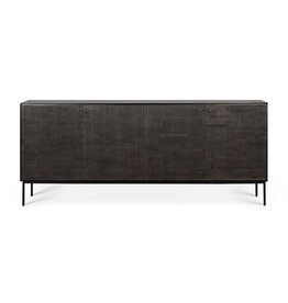 Teak Grooves Sideboard 4 Doors