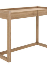 Oak Frame Desk - 2 Drawer