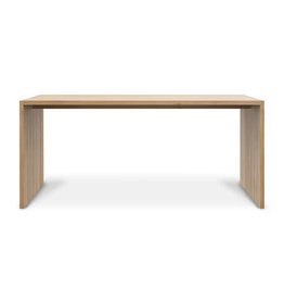 Oak U Desk, 68 X 31.5