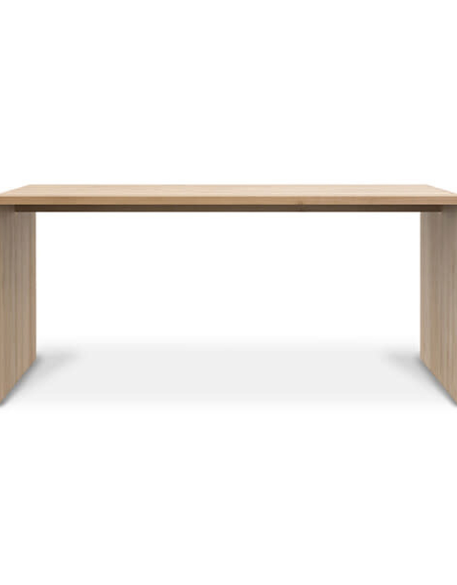 Oak U Desk, 79X35