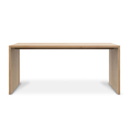 Oak U Desk, 79X35