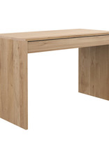 Oak Wave Desk - 1 Drawer