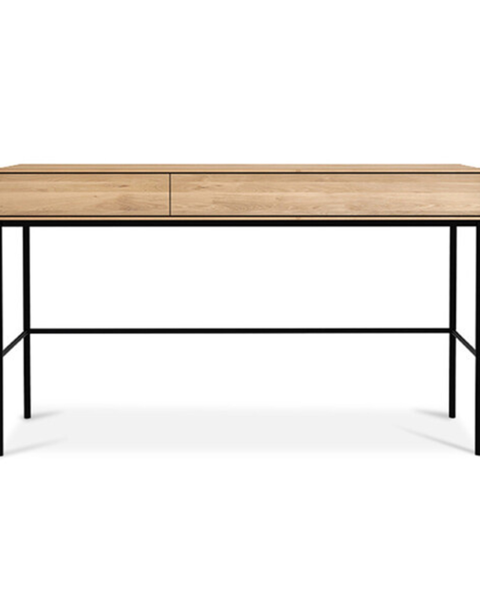 Oak Whitebird Desk - 2 Drawers - Varnished