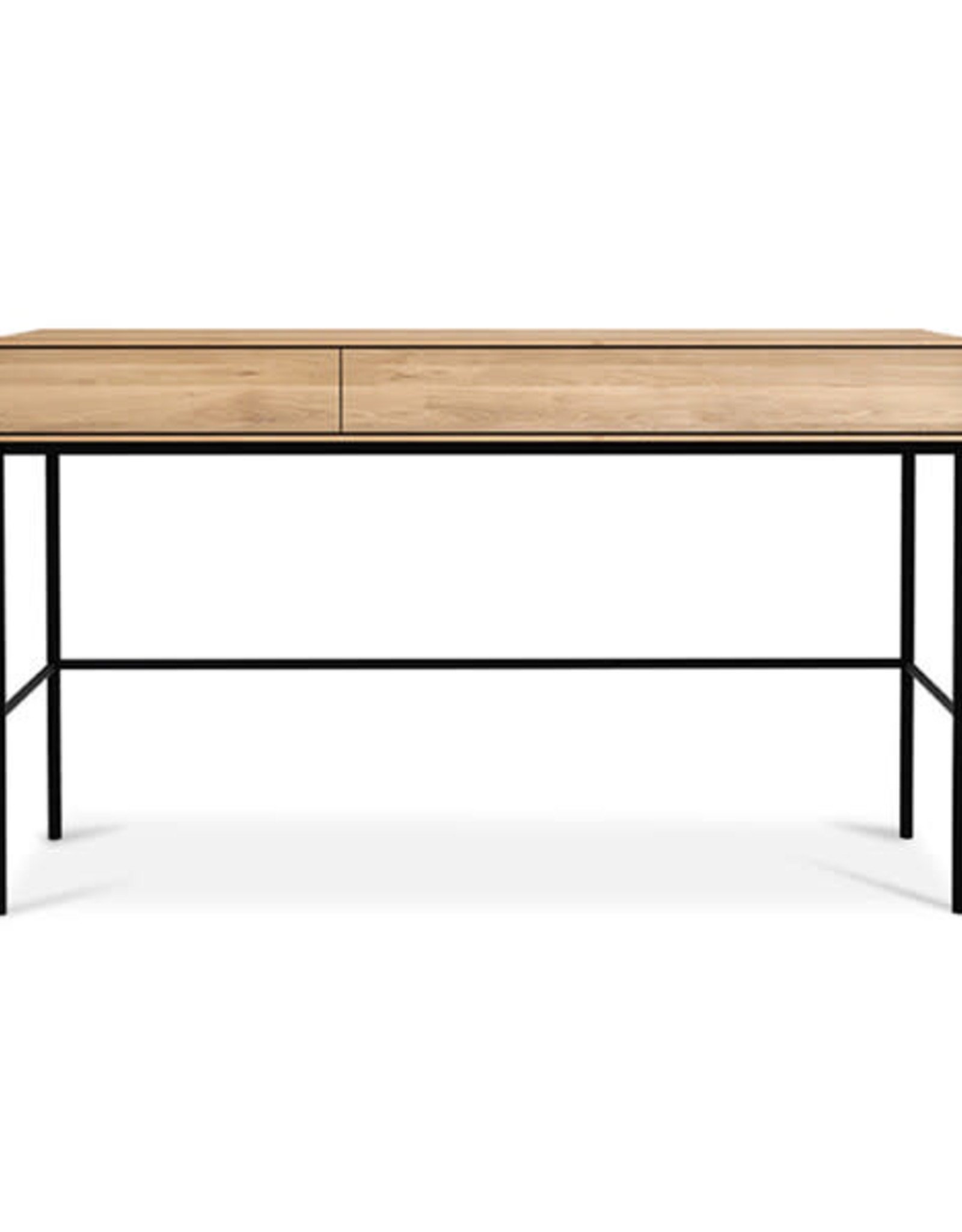 Oak Whitebird Desk - 2 Drawers - Varnished