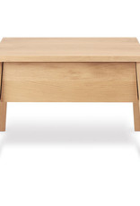 Oak Air Bedside Table - 1 Drawer