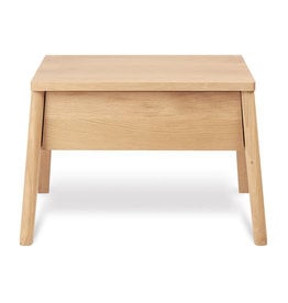 Oak Air Bedside Table - 1 Drawer