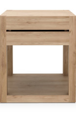 Oak Azur Bedside Table - 1 Drawer