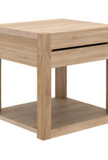 Oak Azur Bedside Table - 1 Drawer