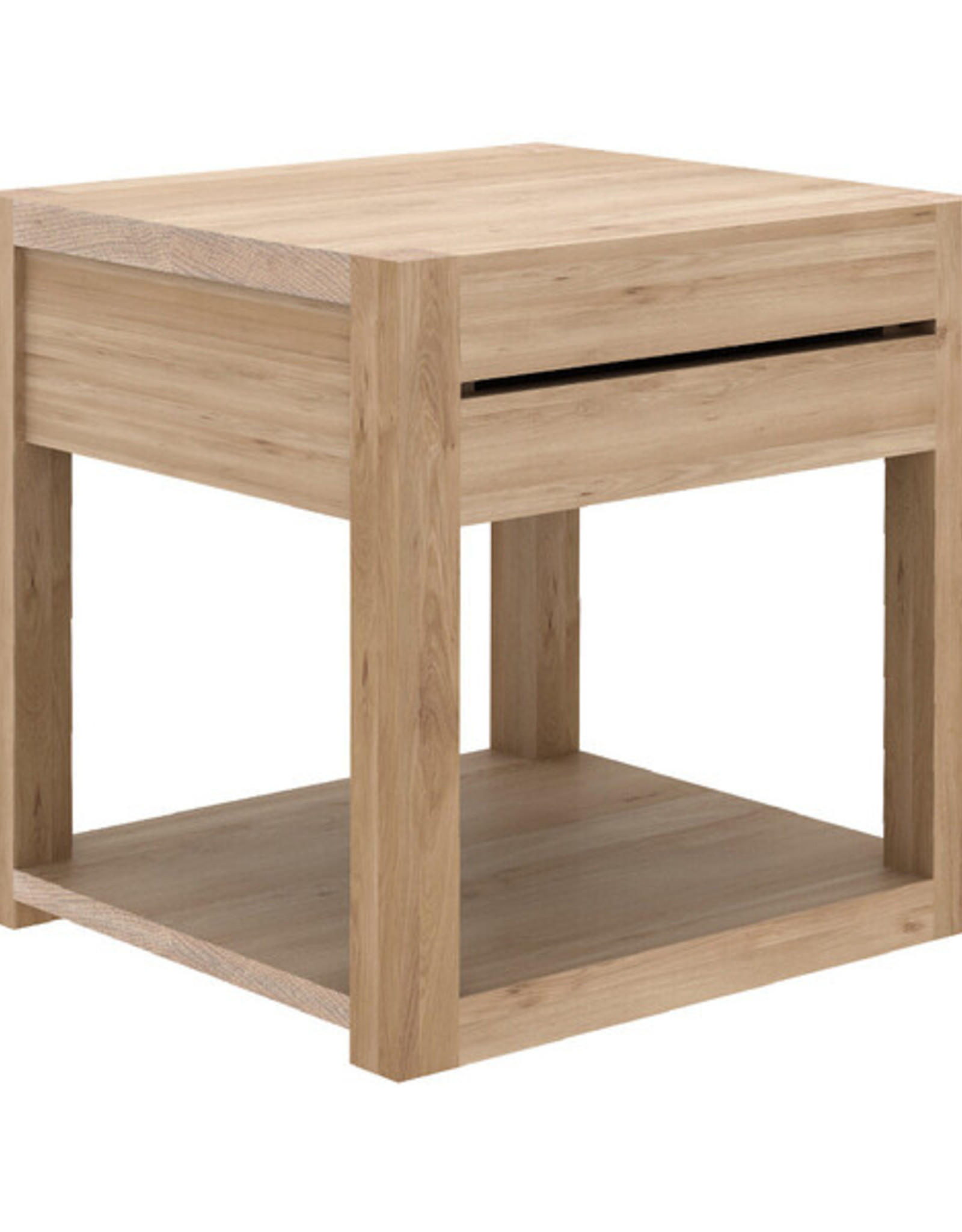Oak Azur Bedside Table - 1 Drawer