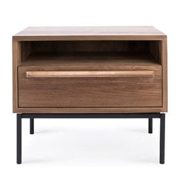 Teak Hp Bedside Table - 1 Drawer