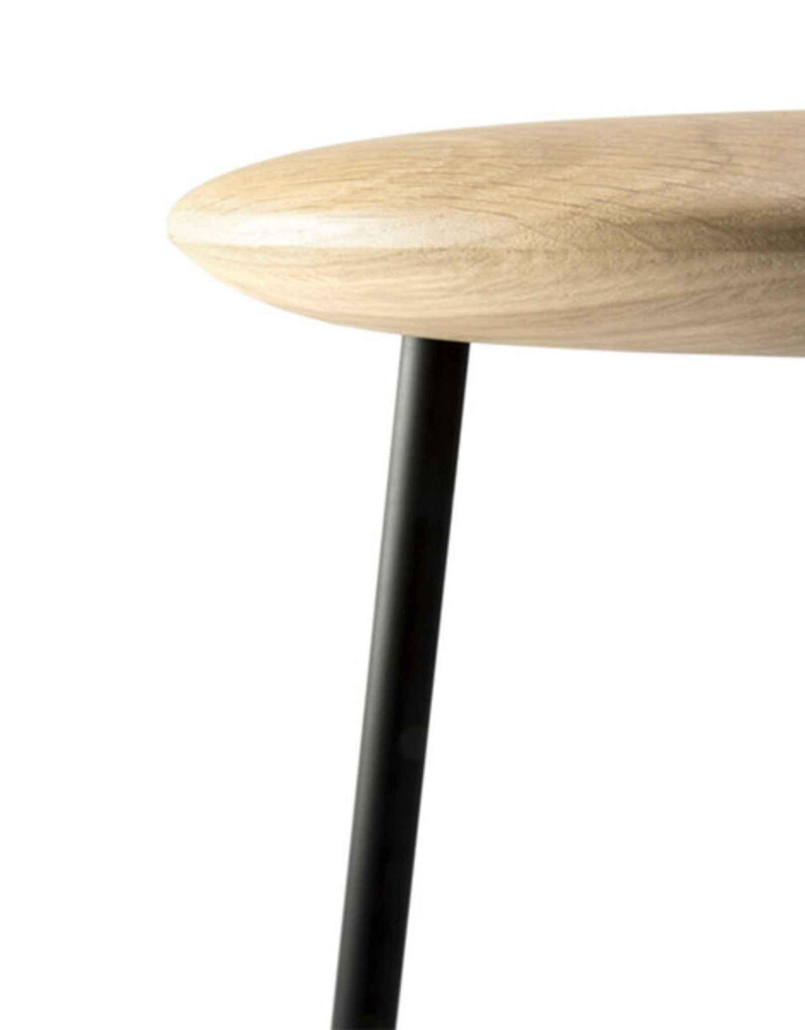 Oak Baretto Bar Stool - Varnished