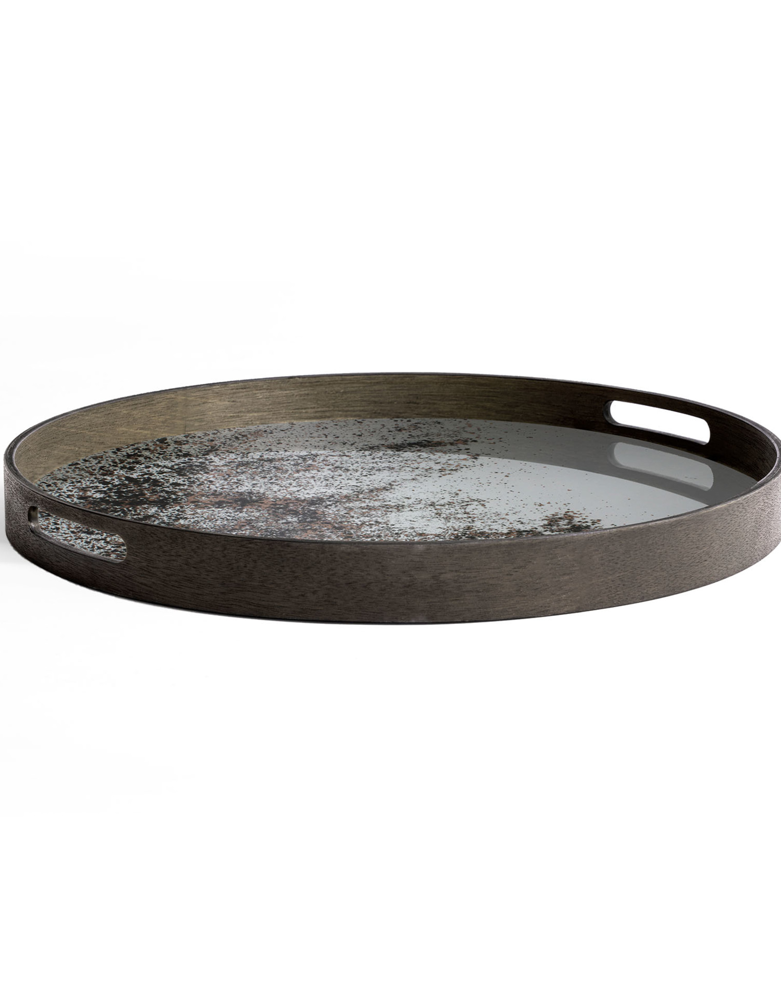 Clear Mirror Tray - Round - S