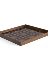 Ink Squares Glass Tray - Square - L