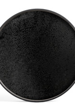 Charcoal mirror tray - round - S