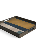 Geo Study Wooden Tray - Rectangular - S 18 X 14 X 2