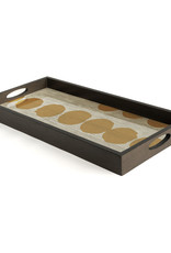 Sienna Dots Glass Tray - Rectangular - M