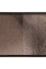 Bronze mirror tray - rectangular - L 24 x 18 x 2