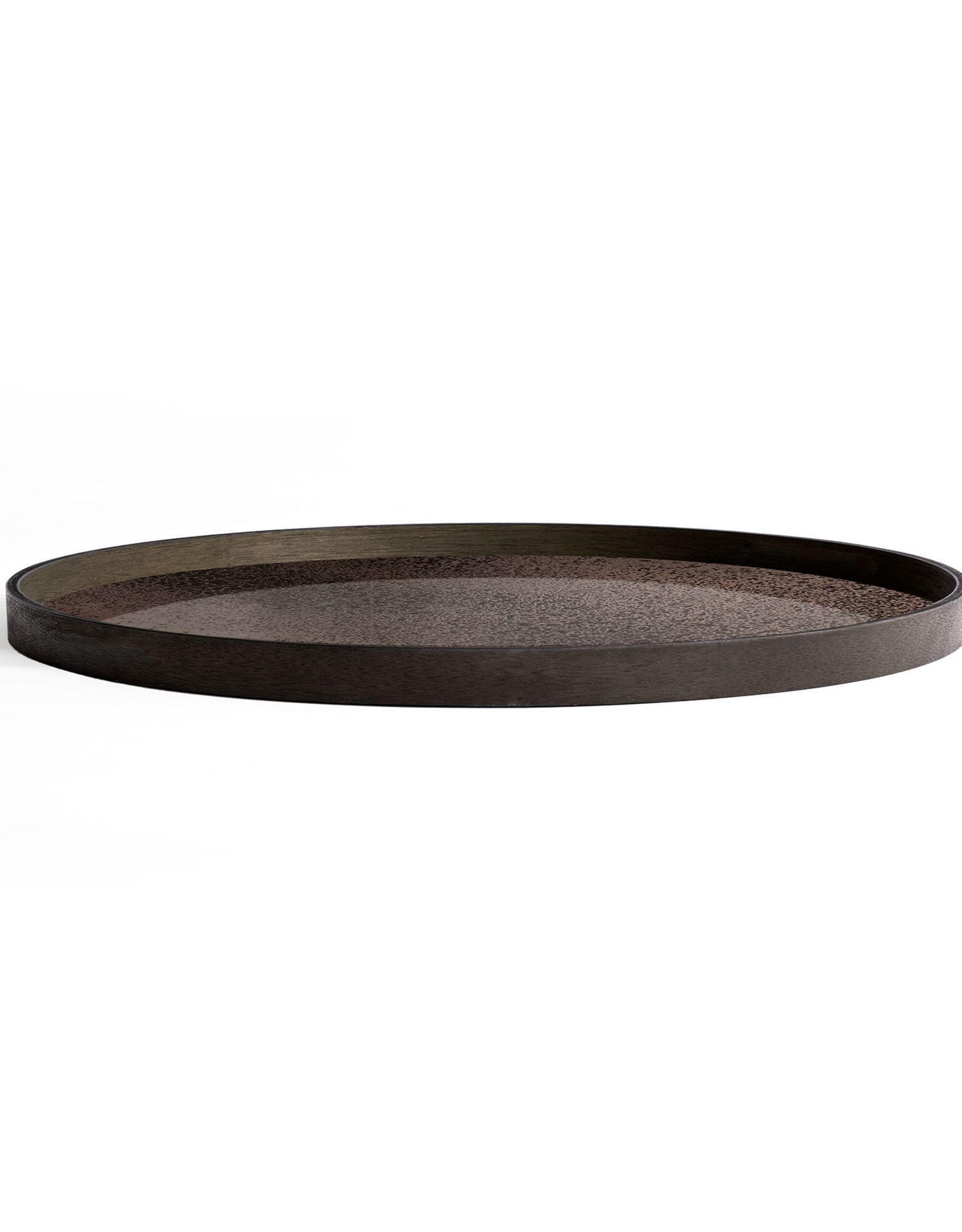 Bronze Mirror Tray - Round - Xl