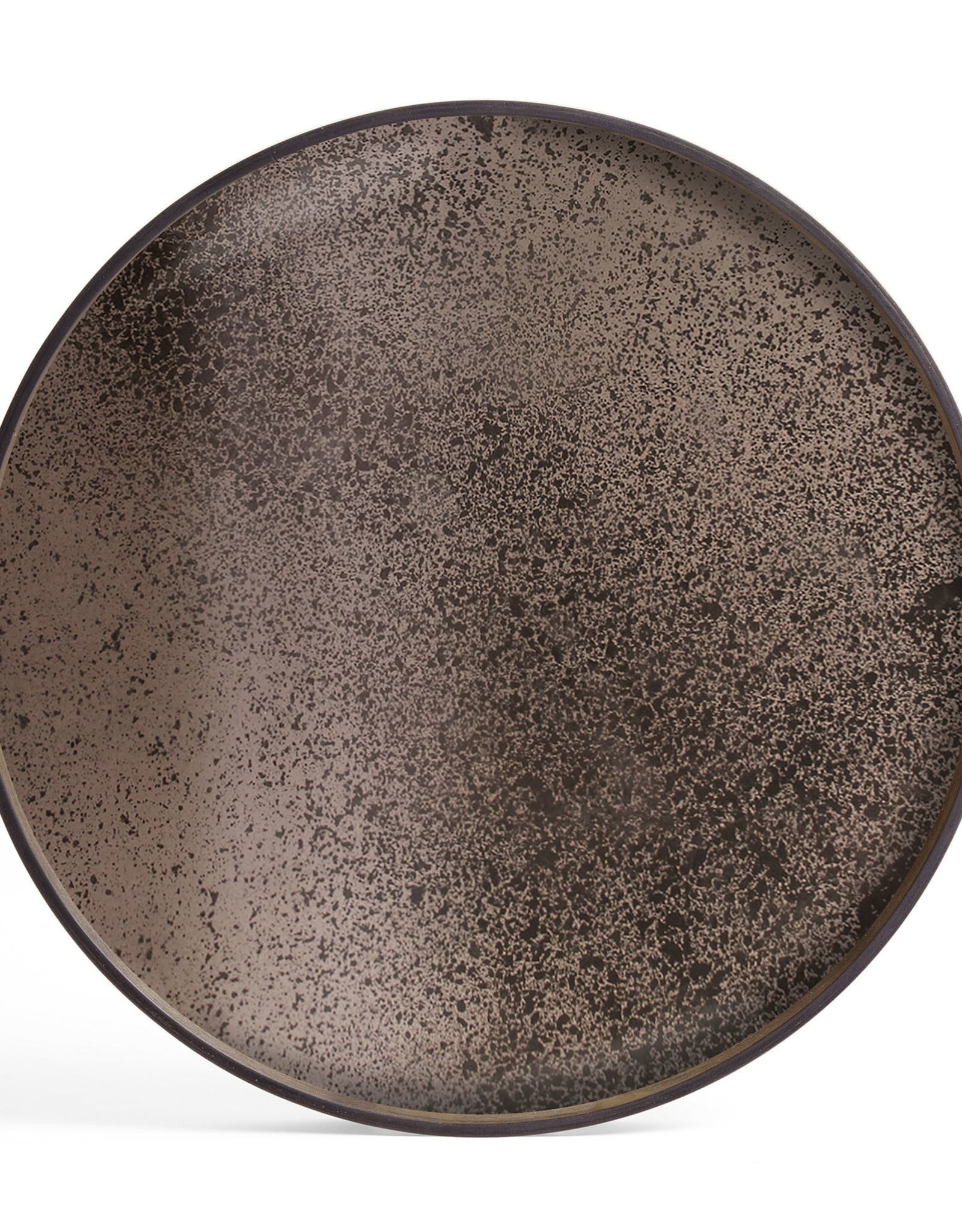 Bronze Mirror Tray - Round - Xl