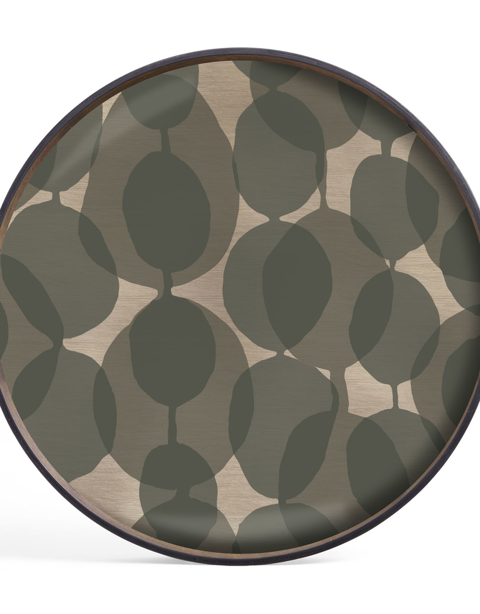 Connected Dots Glass Tray - Round - S