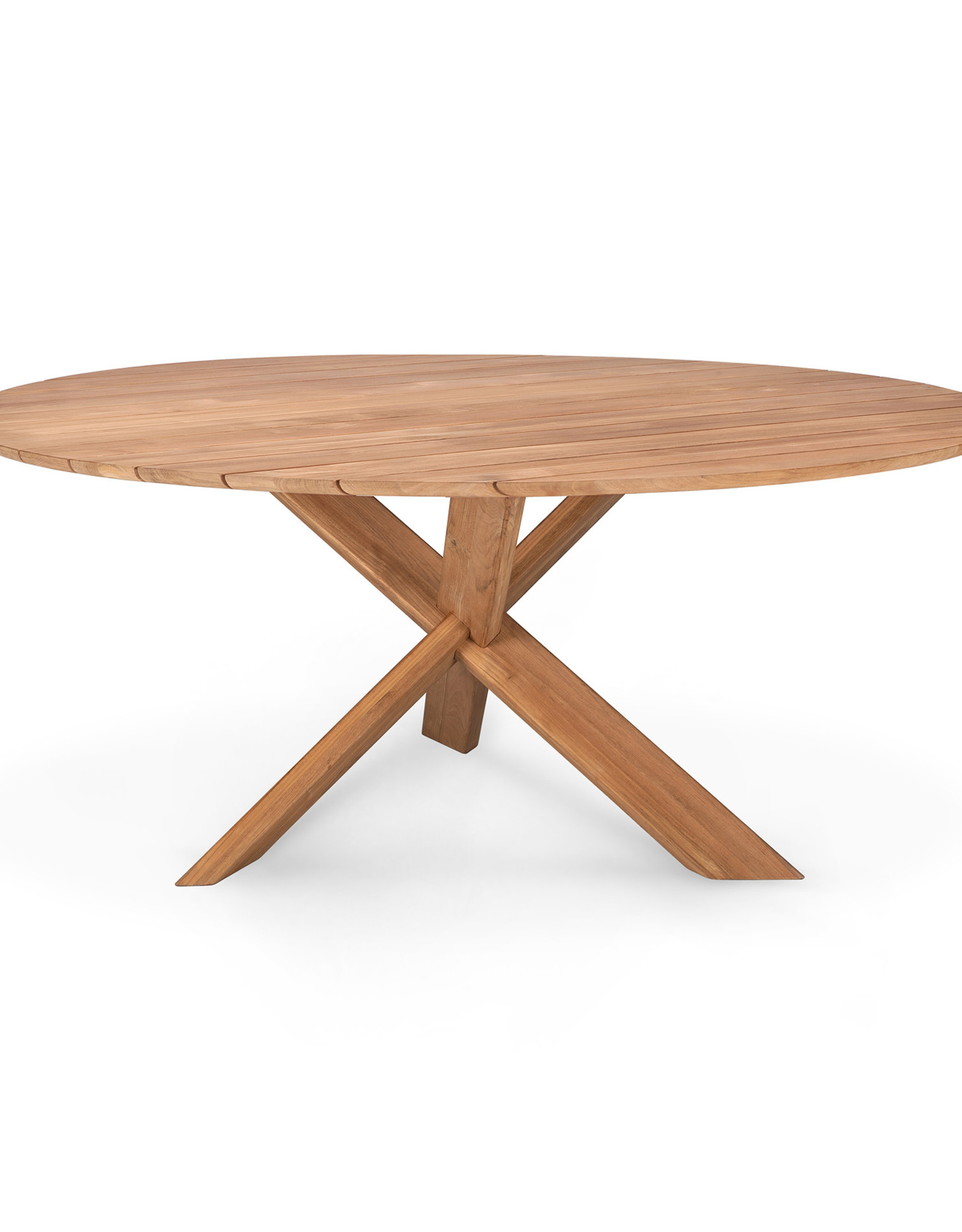 Teak Circle¬†Outdoor Dining Table, 64 X 64 X 30