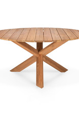 Teak Circle¬†Outdoor Dining Table, 54 X 54 X 30