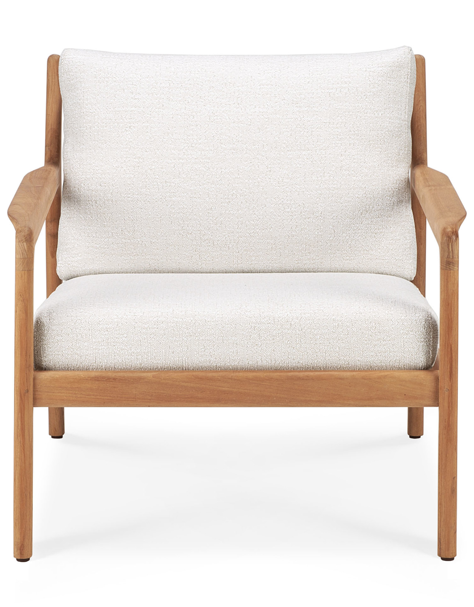 Teak Jack Outdoor Lounge Chair - Off White
