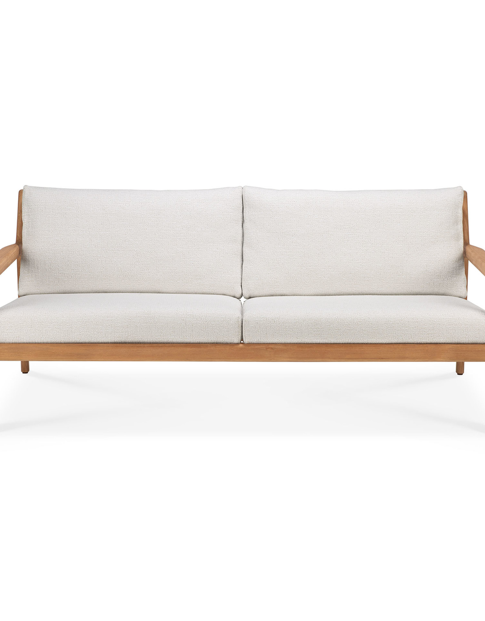 Teak Jack Outdoor Sofa - Off White, 71 X 35 X 29