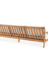 Teak Jack Outdoor Sofa - Off White, 104 X 35 X 29